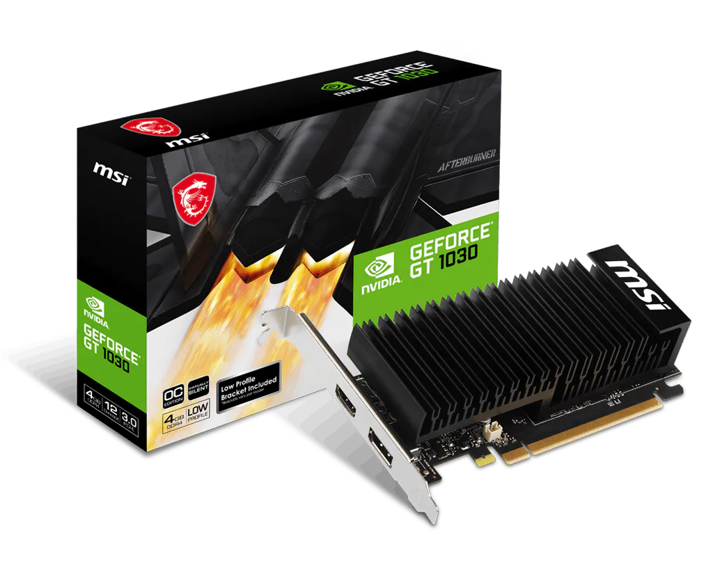 MSI GeForce® GT 1030 4GHD4 LP OC